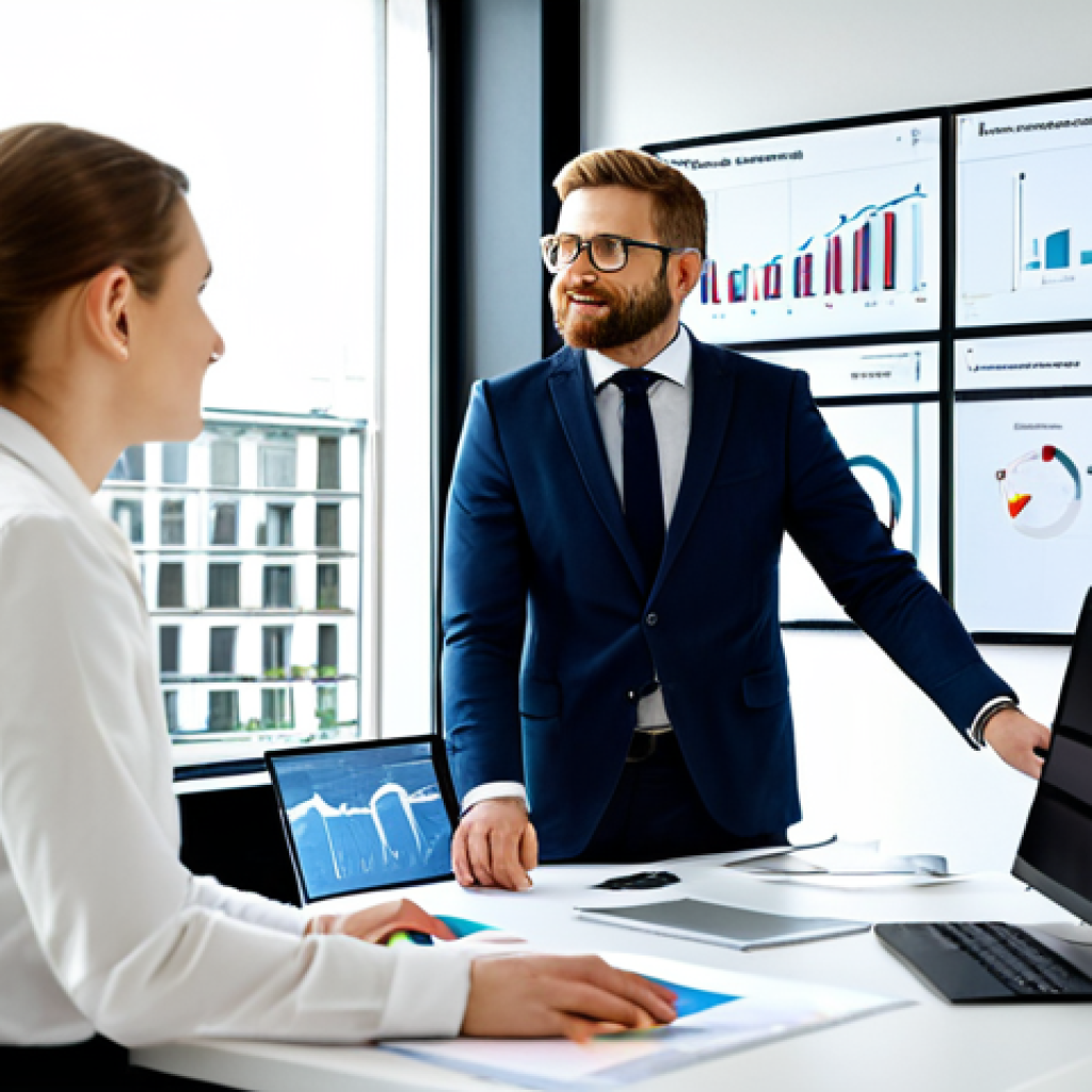 Data-Driven Marketing in a Modern German Office**

"A team of professional marketers in a brightly lit, modern office in Berlin, analyzing data dashboards on large screens, fully clothed, appropriate office attire, safe for work, perfect anatomy, natural proportions, professional setting, showing graphs and charts related to campaign performance, family-friendly, high quality render, 8k resolution, realistic style."

**