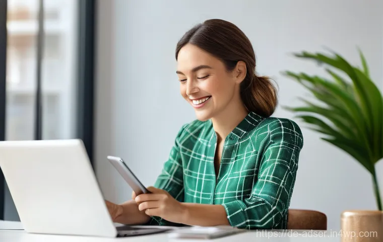 퍼포먼스 마케팅을 위한 광고 크리에이티브 제작 - **Prompt 1: Emotional Success & Ease**
    "A vibrant, high-definition image of a woman in her early...